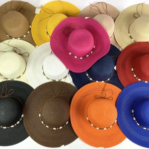 JLMY-44*CX120 CHAPÉU DE PRAIA COM ABA E COPA