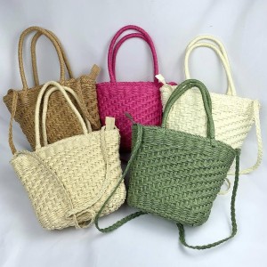 HY022*CX60 BOLSA FEMININA EM FIBRA DE PAPEL, UTIL. EM PRAIA