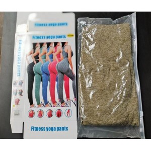 ZYF-2035*CX200 CALÇA LEG FEMININO EM FIBRA SINTÉTICA, DO TIPO UTILIZADO PARA TREINOS