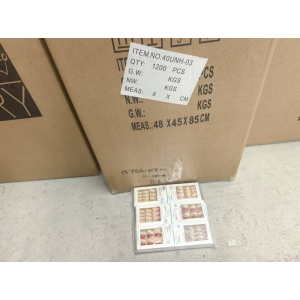 40UNH-03*CX1200 SUPORTE EM MATERIAL PLÁSTICO UTILIZADO