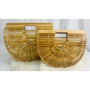 KUD-121*CX20 BOLSA FEMININA DE BAMBU