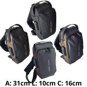 D109*CX100 MOCHILA TRANSVERSAL EM MATERIAL PLÁSTICO