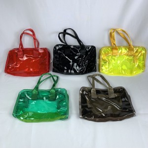 D437*CX240 NECESSAIRE TRANSPARENTE COM ALÇA DE MÃO